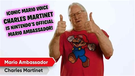 Iconic Mario voice actor Charles Martinet is the official Nintendo Mario Ambassador - Nintendo ...