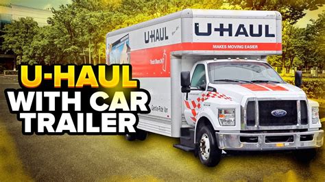 How To Drive A U Haul With Car Trailer Car Dolly Or Tow Dolly Youtube