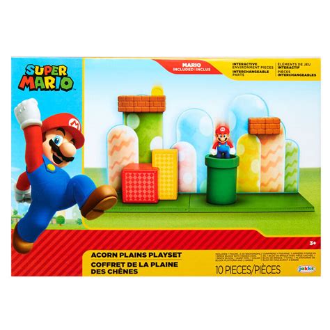 Playset Acorn Plains Super Mario Loja Da Crian A