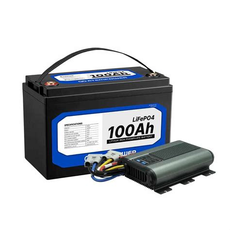 Atem Power 100AH 12V LiFePO4 Lithium Battery 12V 40A DC To DC Battery