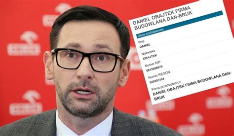 Daniel Obajtek z Pcimia założył firmę budowlaną ale Orlen dementuje