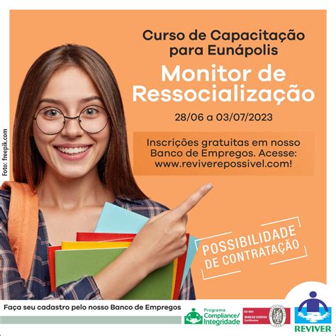 Reviver Abre Inscrição Gratuita Para Curso Em Eunápolis Ba