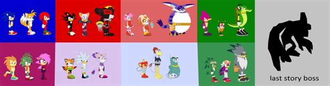 sonic heroes 2 characters by amyrosefan17 on DeviantArt