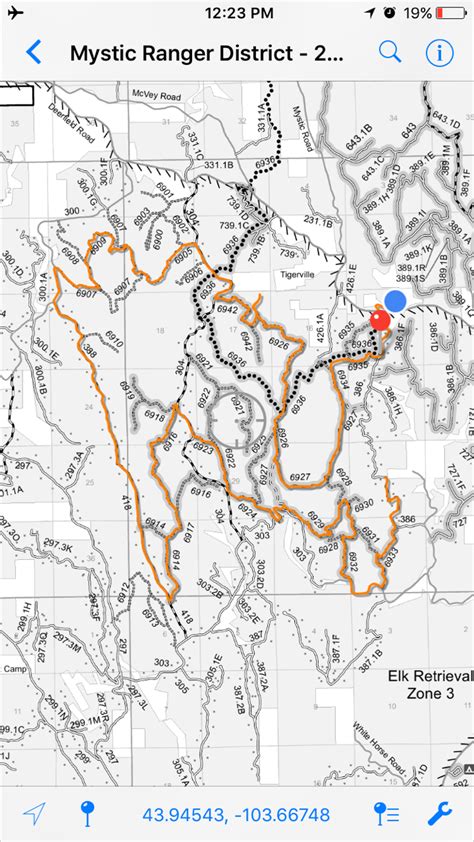 Black Hills Trail System Map