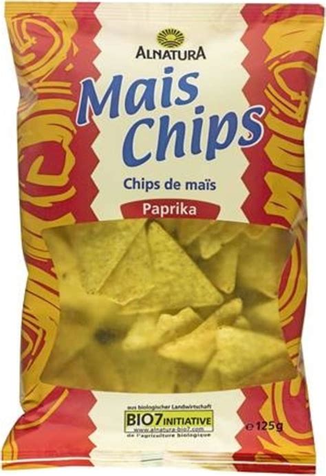 Alnatura Chips De Ma S Bio Paprika G Boutique En Ligne