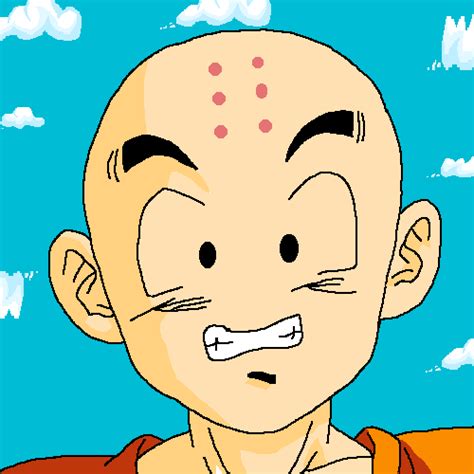 Pixilart Krillin DBZ By Shadow Logan