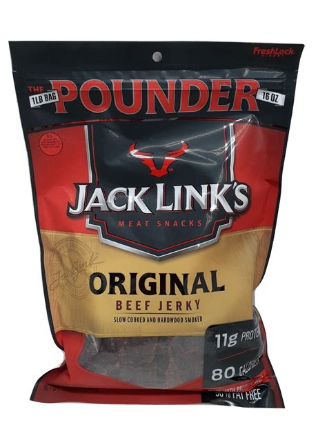 Jack Links Original Beef Jerky Large 16 Ounce Bag 1 Pound Ebay