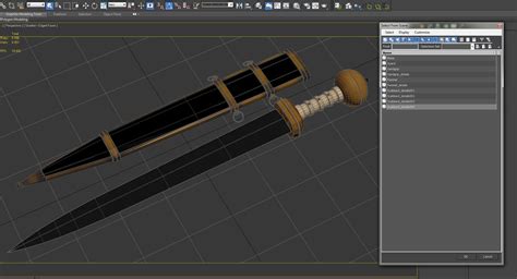 Roman Gladius Short Sword With Sheath 3d Model 3d Model 29 3ds C4d