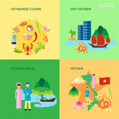 Vector đất nước Việt Nam 15 - Free.Vector6.com