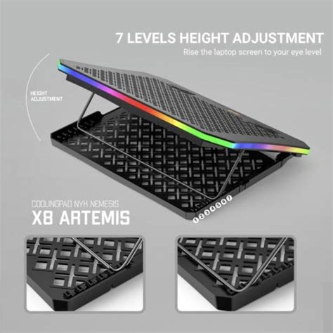 Jual Nyk Nemesis X X Artemis Rgb Cooling Pad Cooler Pad Shopee