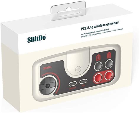 8Bitdo PCE 2 4G Wireless Gamepad For PC Engine Mini TurboGrafx 16