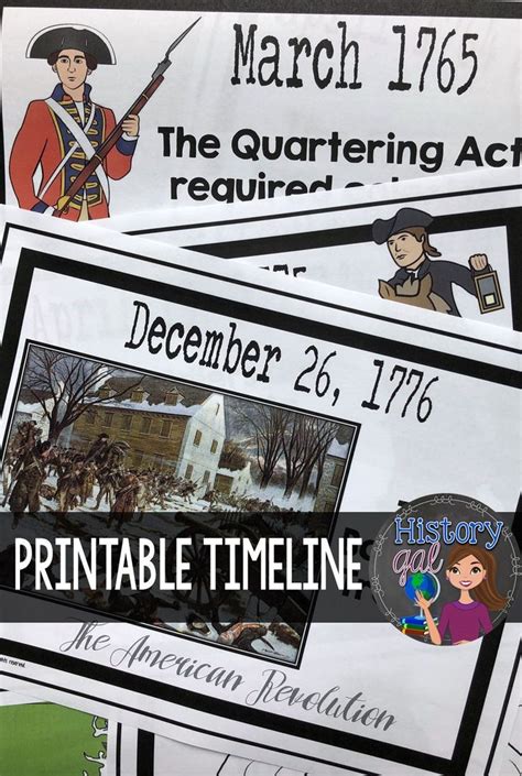 Timeline Of American Revolution Printable - Free Printable Templates