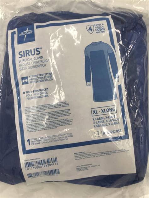 MEDLINE DYNJP2205S Sirus Surgical Gown Level 4 XL XLong GB TECH USA