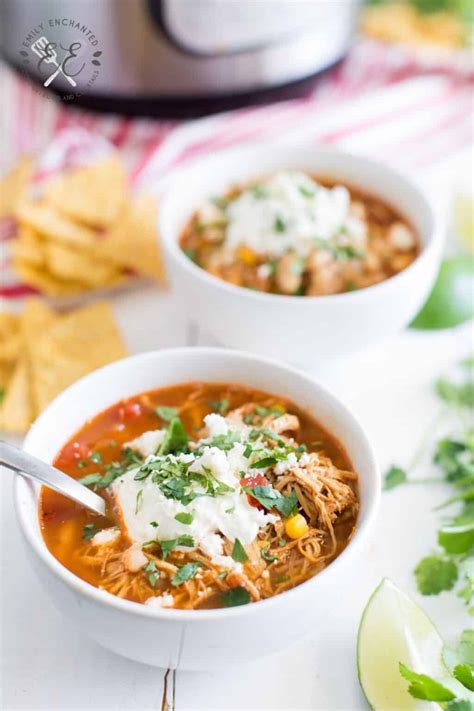 The Best Instant Pot Chicken Tortilla Soup Recipe