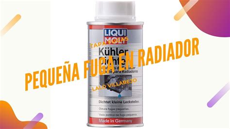 Liqui Moly Kühler Dichter Tapa fugas de radiador YouTube