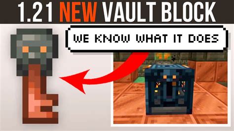 Minecraft 121 Trial Key Use The Trial Vault Block Youtube