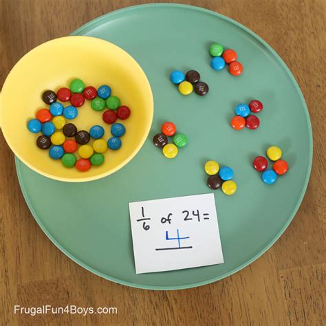 Hands-On Fractions Activities - Frugal Fun For Boys and Girls