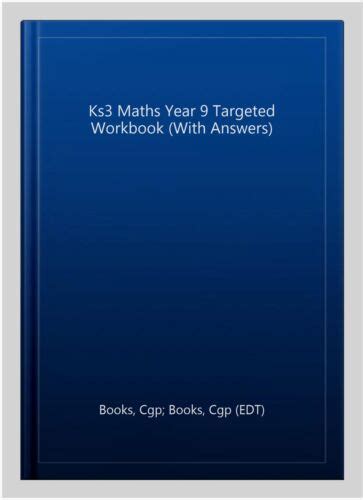 Ks3 Maths Year 9 Targeted Workbook With Answers Paperback By Books