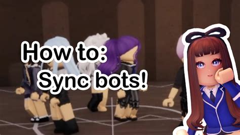 How To Sync Bots In Rh Dance Studio Youtube