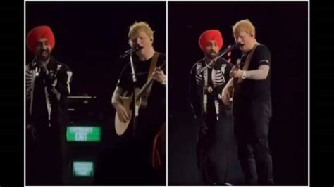 Ed Sheeran Sings In Punjabi For The First Time With Diljit Dosanjh