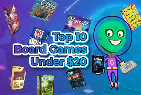 Top 10 Board Games Under $20 [Buyers Guide] – Board Game Supply