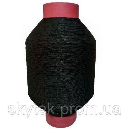 Купить Нить полиамидная крученая 187 tex*3 (1,2 мм) цвет черный ...