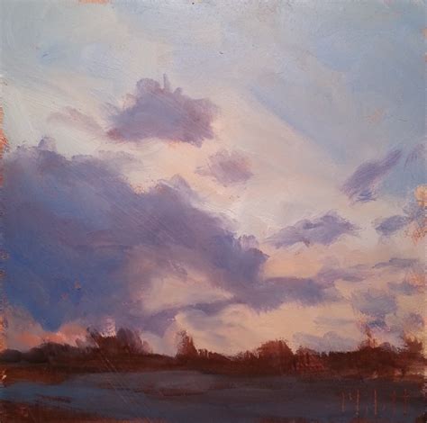 Painting Daily Heidi Malott Original Art: Storm Clouds Original Oil ...