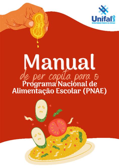 Manual De Per Capita Para O Pnae Observat Rio Da Alimenta O Escolar