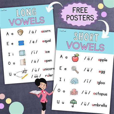 Long And Short Vowel Sounds Plus 2 Free Anchor Charts Literacy Learn