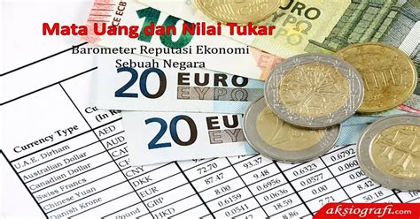 Mata Uang dan Nilai Tukar Barometer Reputasi Ekonomi