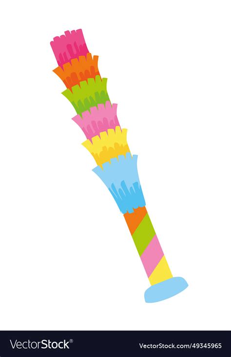 Mexico pinata stick Royalty Free Vector Image - VectorStock