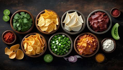 Premium Photo Snacks And Chips With Different Flavors Generative Ai