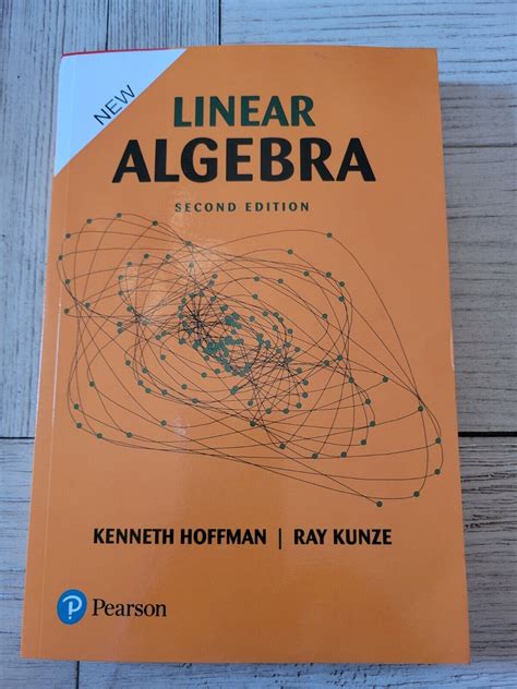 Linear Algebra Second Edition By Kunze Hoffman Pearson New Ebay