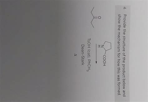 Solved Provide the structure of the product below and show | Chegg.com