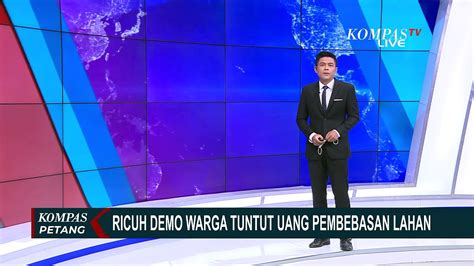 Tuntut Uang Pembebasan Lahan Demo Warga Depok Berujung Ricuh Video