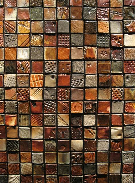 Textured Ceramic Tiles By Gary Jackson Fire When Ready Pottery