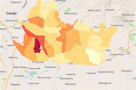 Peta Administrasi Kota Bandung