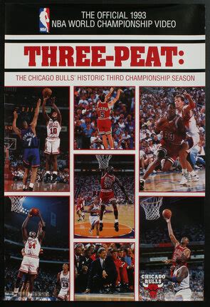 Three Peat The Chicago Bulls Historic Third Championship Season NBA