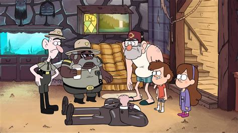 Gravity Falls Police Working Hard Youtube