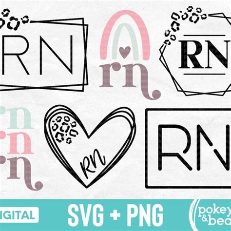 RN Nurse Svg Registered Nurse Cut File Rn Shirt Design - Etsy