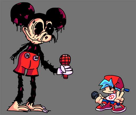 Fnf Deranged Mickey My Concept Art By 205tob On Deviantart