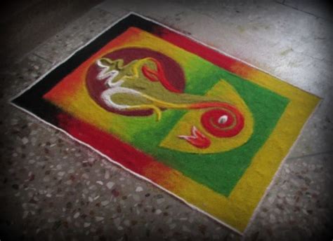 Ganpati Rangoli | Rangoli designs diwali, Easy rangoli designs diwali ...