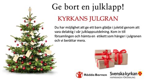 Kyrkans Julgran Med Rädda Barnen Haparanda Församling