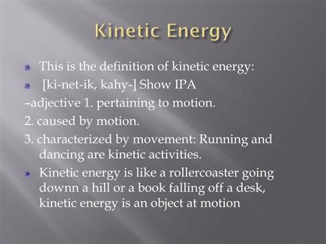 Ppt Potential And Kinetic Energy Presentation Powerpoint Presentation