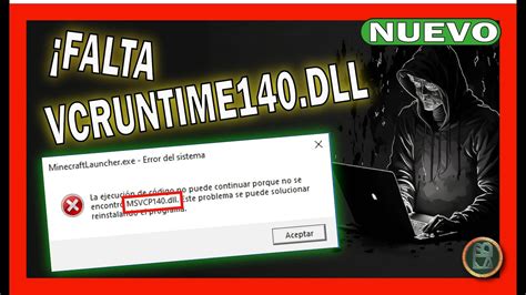 Error No Se Encontr Vcruntime Dll Solucionar Problema De