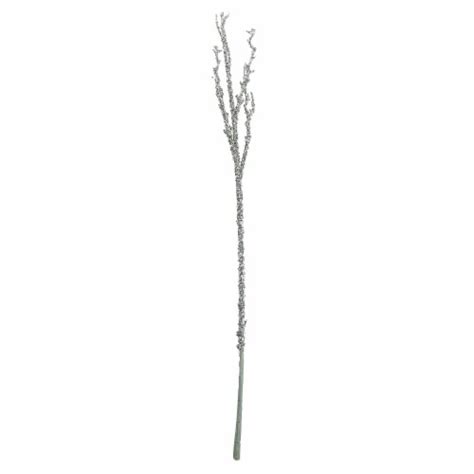 Northlight 31 Glittered Silver Artificial Twig Christmas Spray 1 Qfc