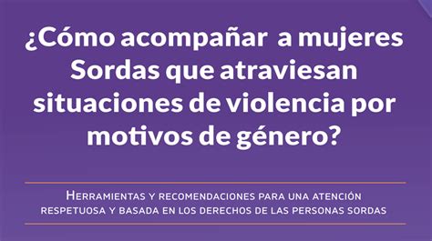 Unfpa Argentina C Mo Acompa Ar A Mujeres Sordas Que Atraviesan