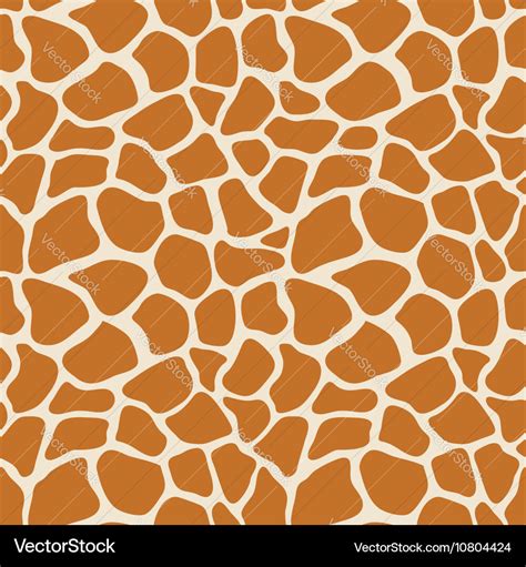 Seamless pattern with giraffe skin texture Vector Image