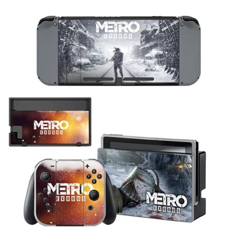 Sticker pour Nintendo Switch, Metro Exodus Kit Autocollant Skin ...