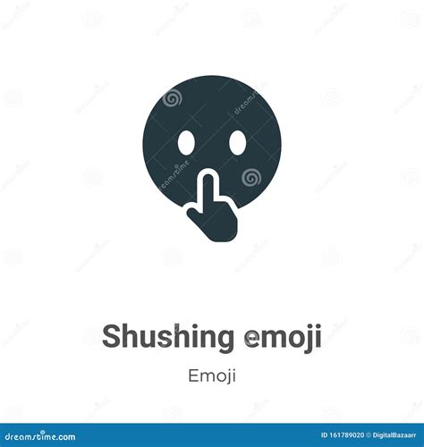 Shush emoji - hygaret